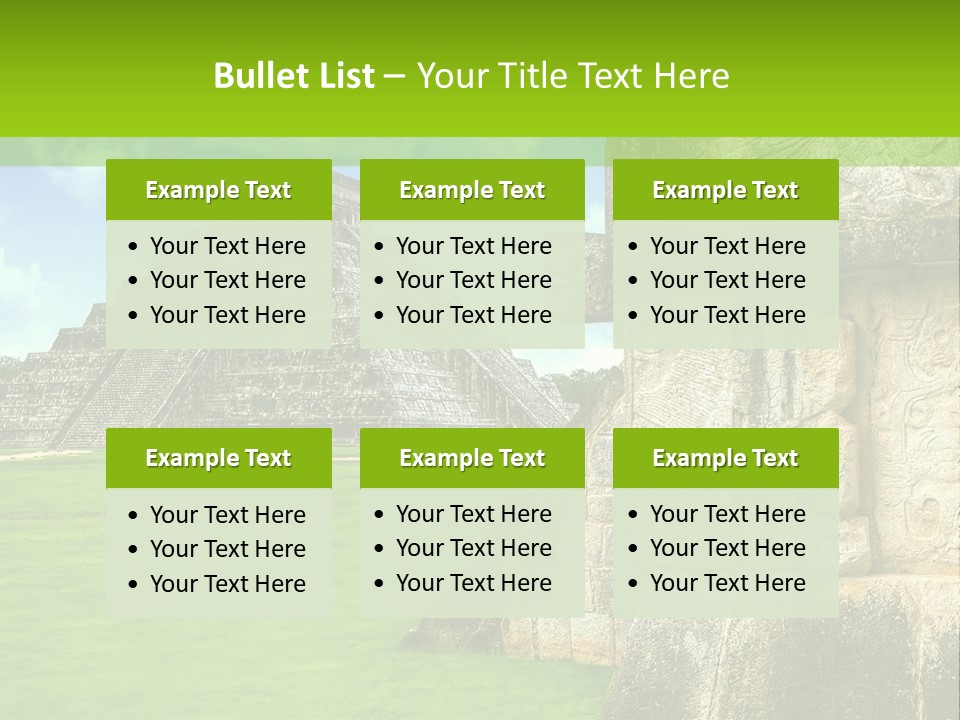 Wonder Mayan Monument PowerPoint Template