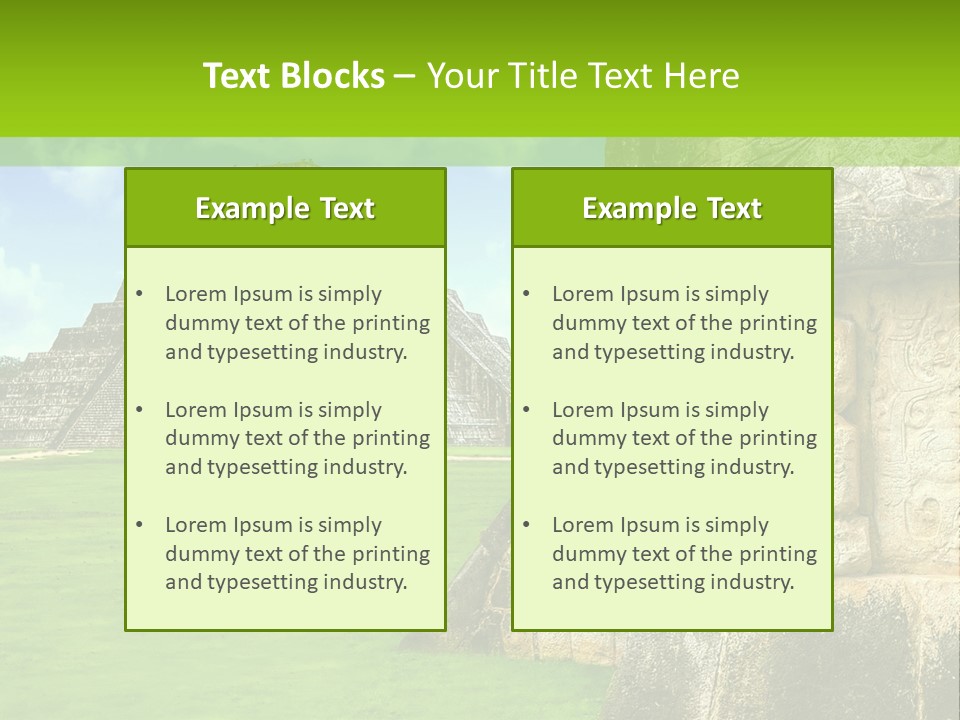 Wonder Mayan Monument PowerPoint Template