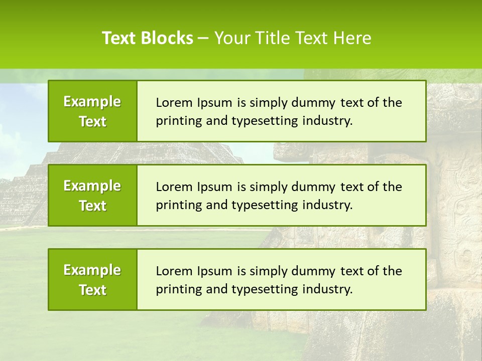 Wonder Mayan Monument PowerPoint Template