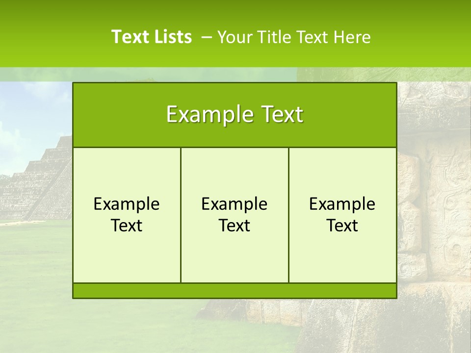 Wonder Mayan Monument PowerPoint Template