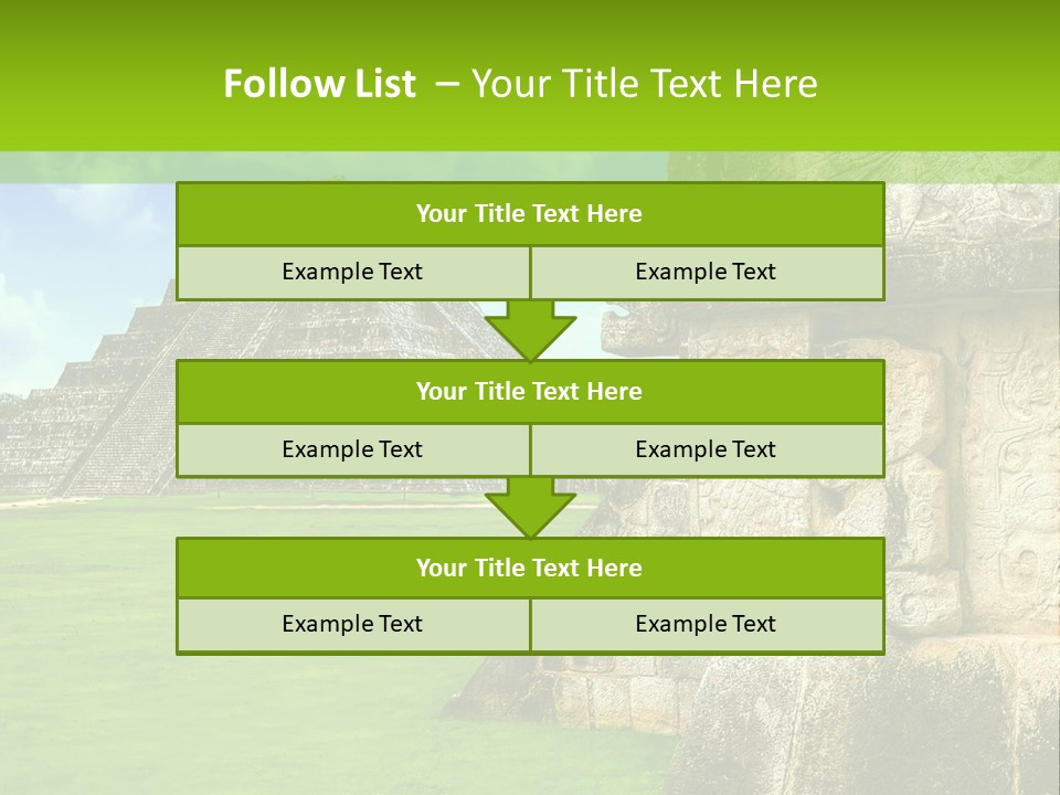 Wonder Mayan Monument PowerPoint Template