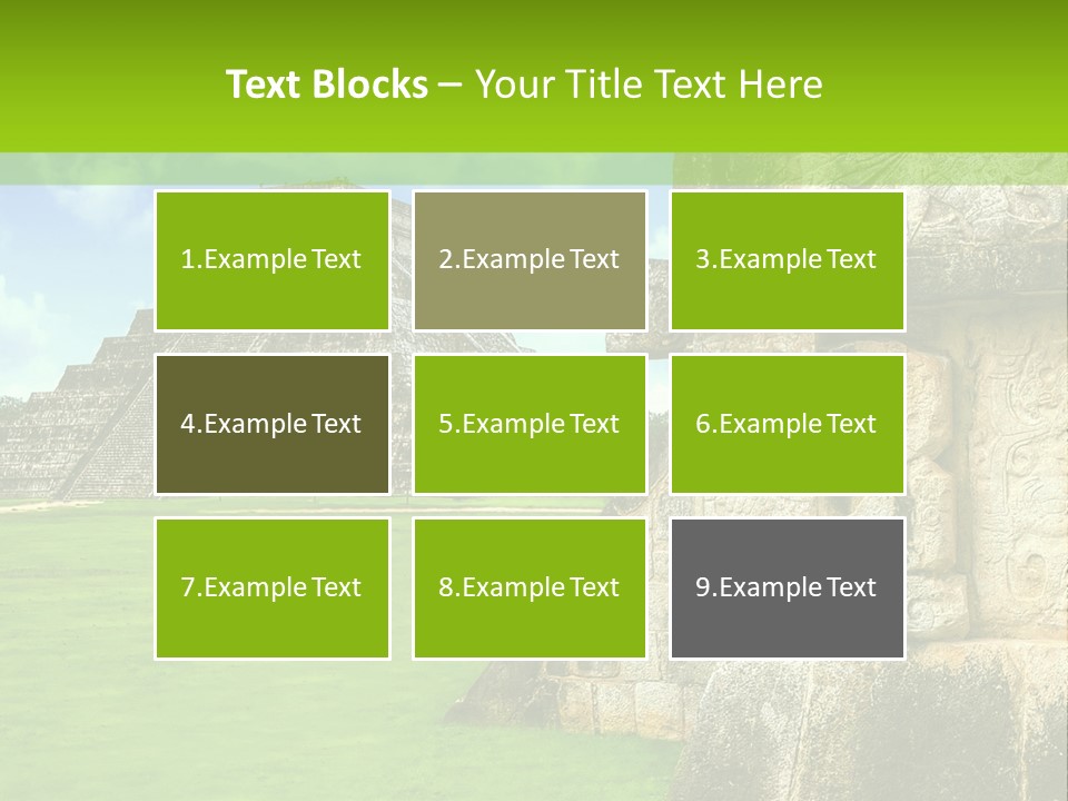 Wonder Mayan Monument PowerPoint Template