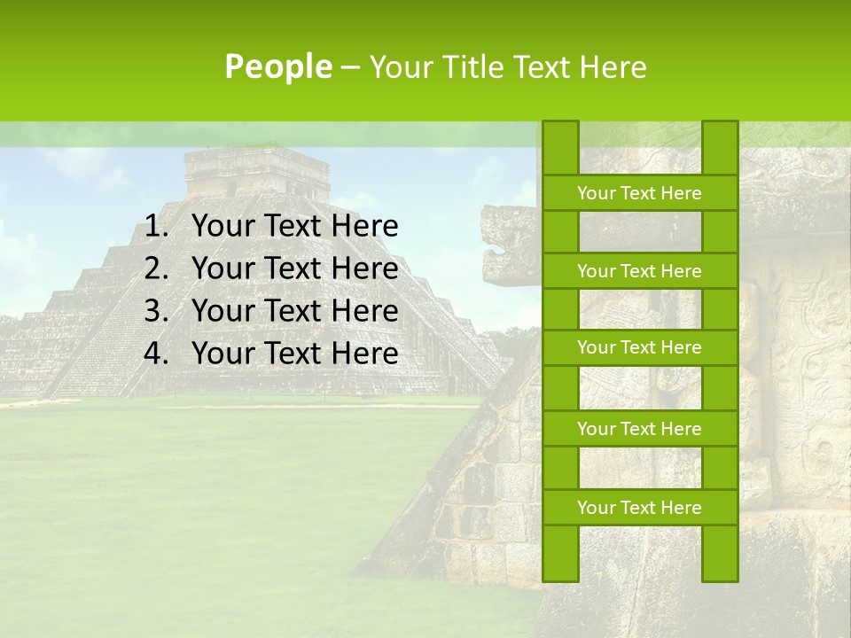 Wonder Mayan Monument PowerPoint Template