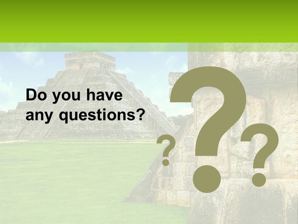 Wonder Mayan Monument PowerPoint Template