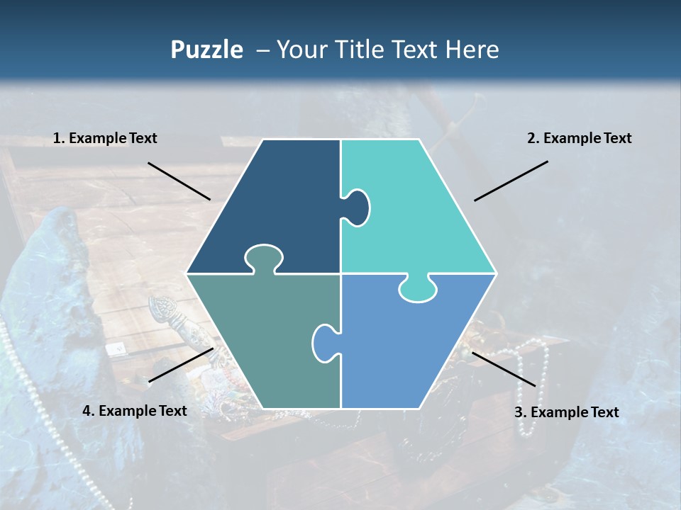 Ancient Golden Underwater PowerPoint Template