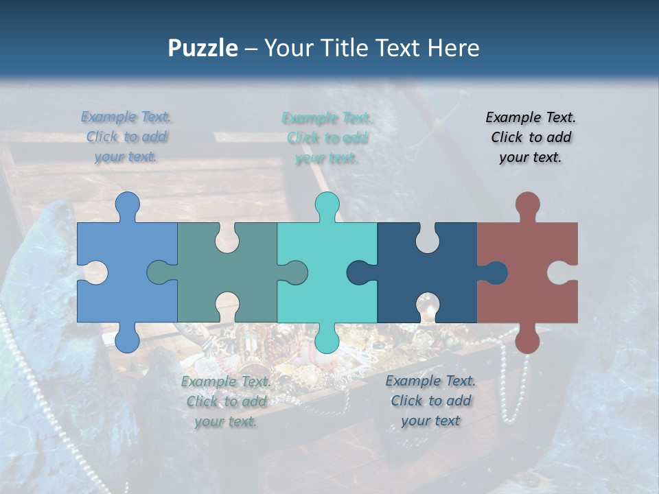 Ancient Golden Underwater PowerPoint Template