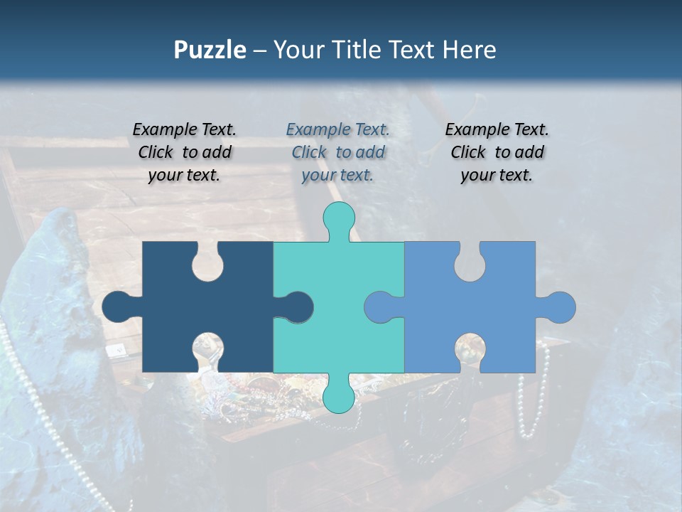 Ancient Golden Underwater PowerPoint Template