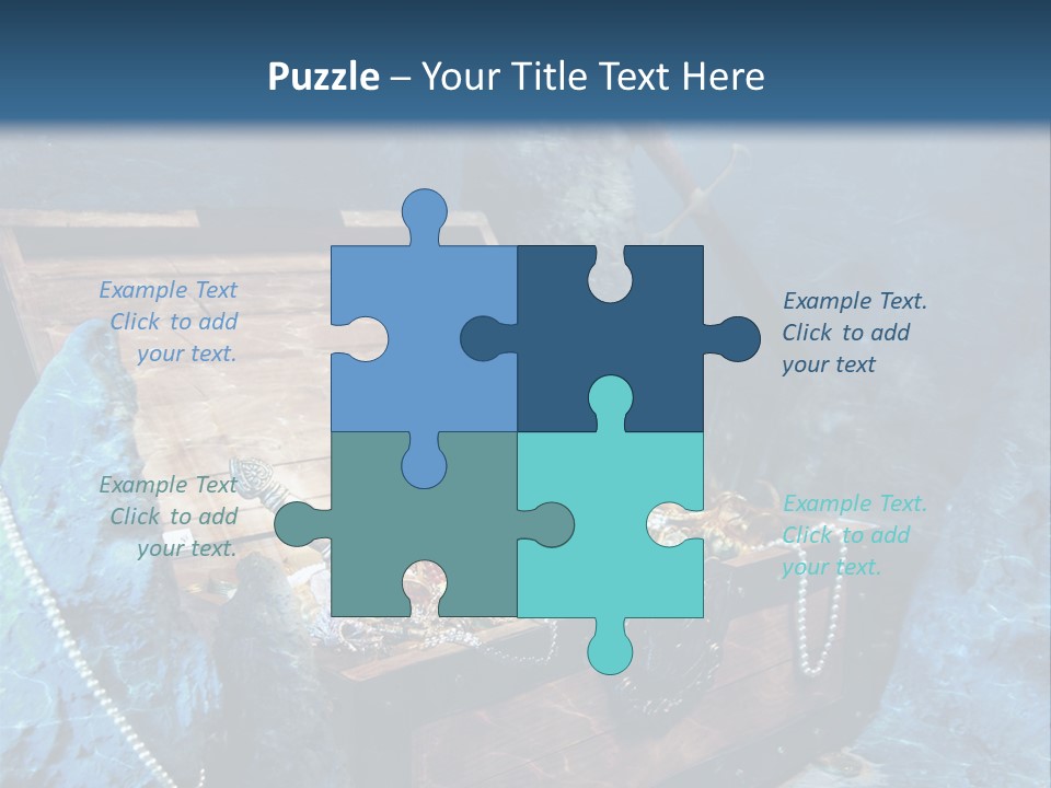 Ancient Golden Underwater PowerPoint Template