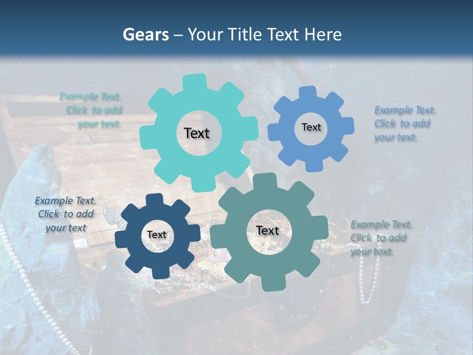 Ancient Golden Underwater PowerPoint Template