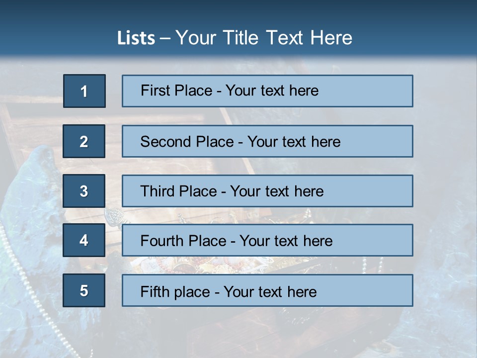 Ancient Golden Underwater PowerPoint Template