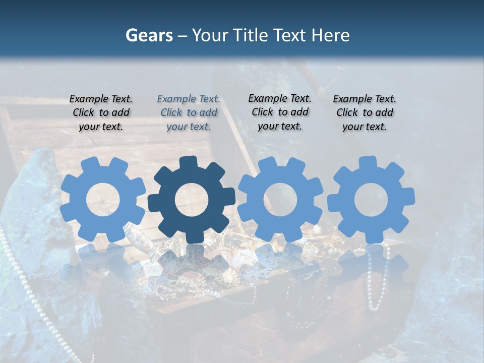 Ancient Golden Underwater PowerPoint Template