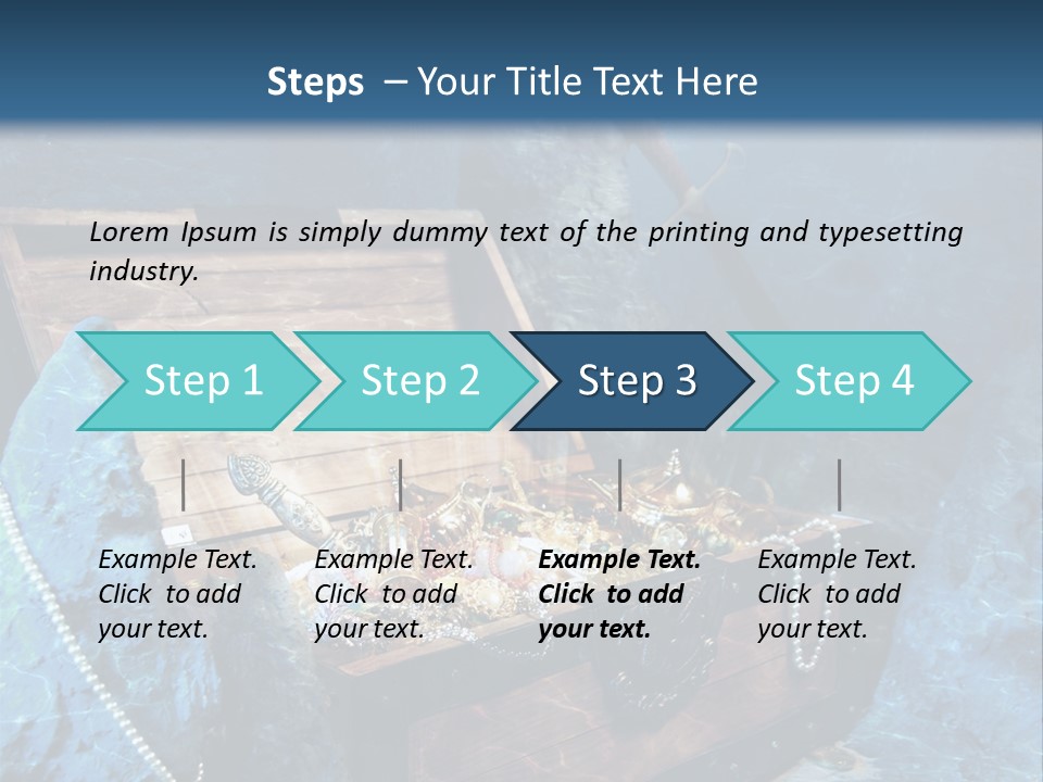 Ancient Golden Underwater PowerPoint Template