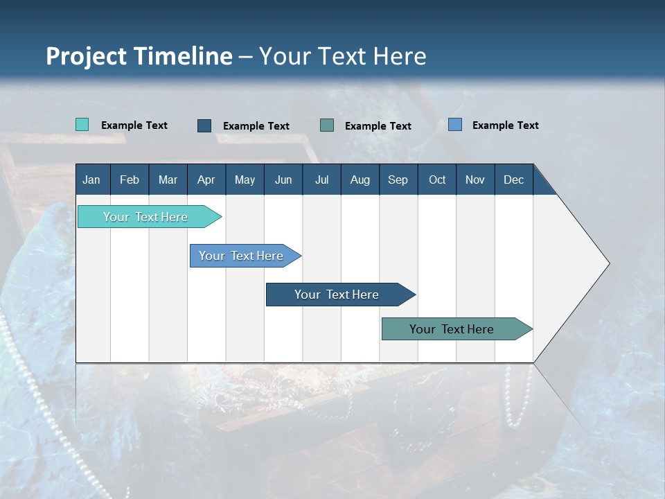 Ancient Golden Underwater PowerPoint Template