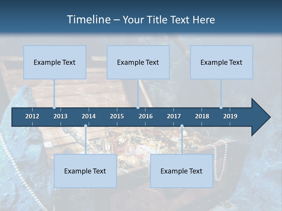 Ancient Golden Underwater PowerPoint Template