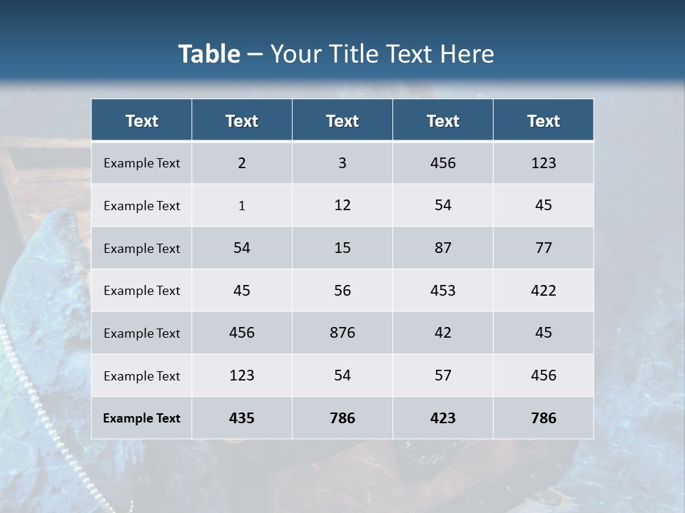 Ancient Golden Underwater PowerPoint Template