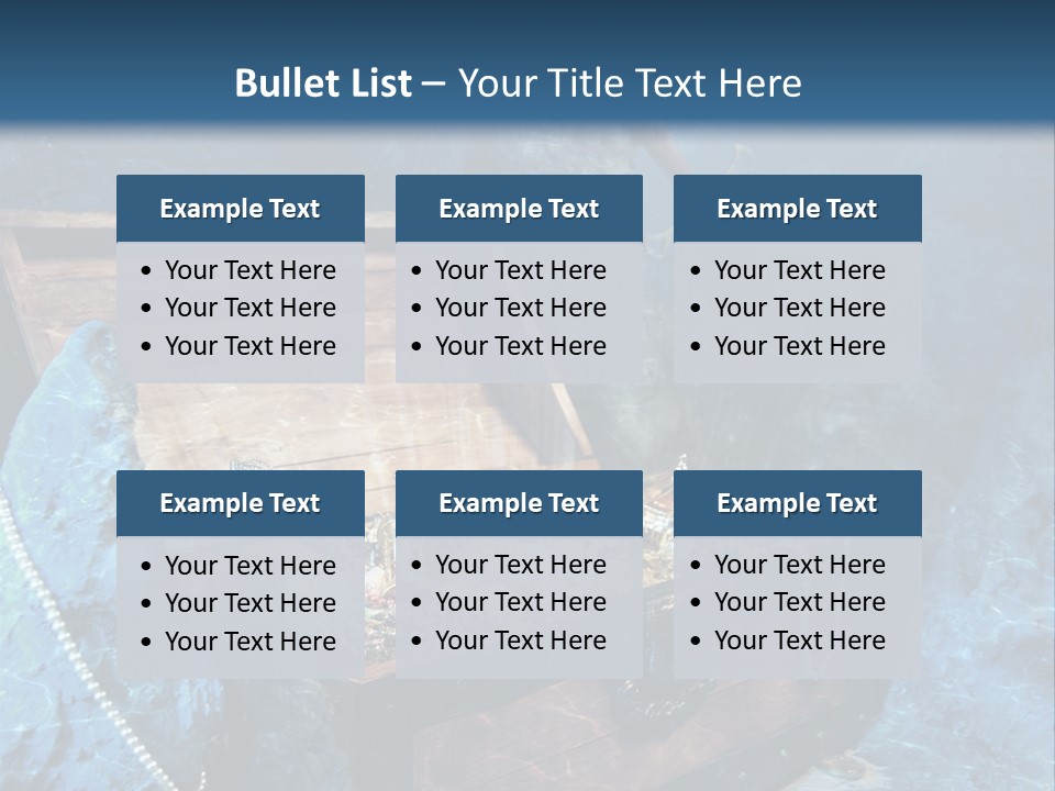 Ancient Golden Underwater PowerPoint Template