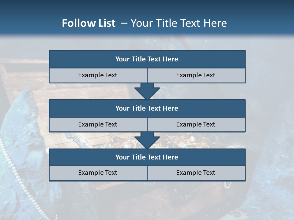 Ancient Golden Underwater PowerPoint Template