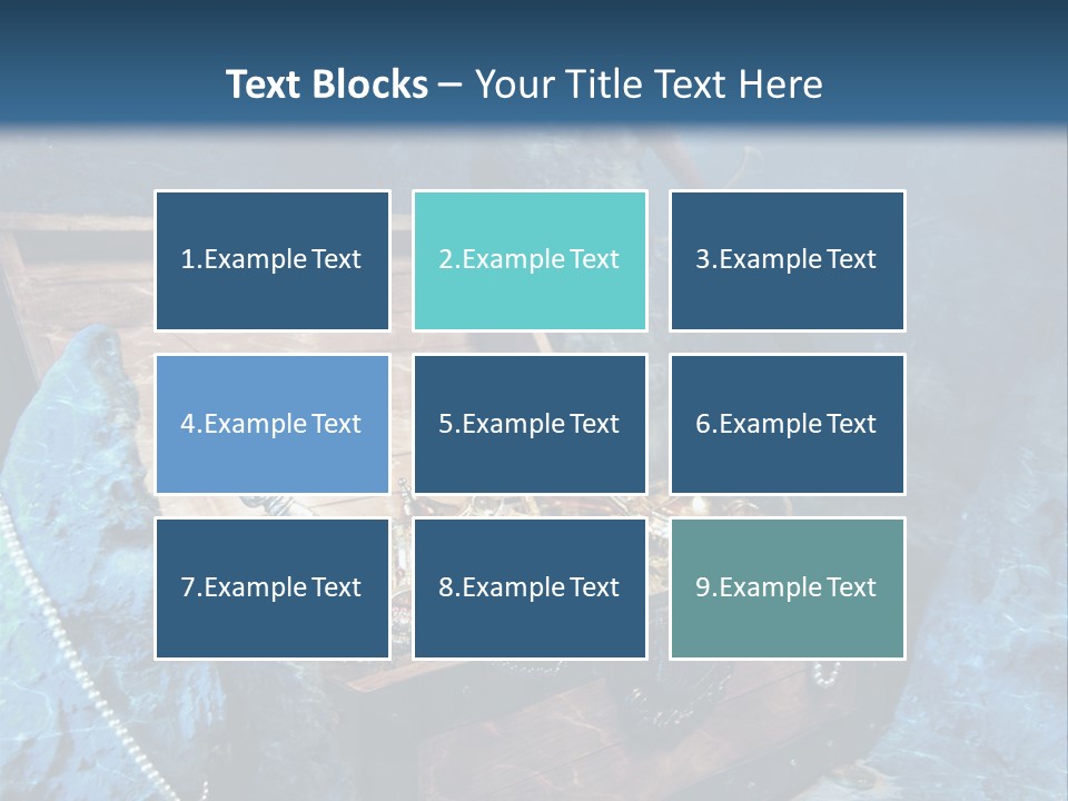 Ancient Golden Underwater PowerPoint Template