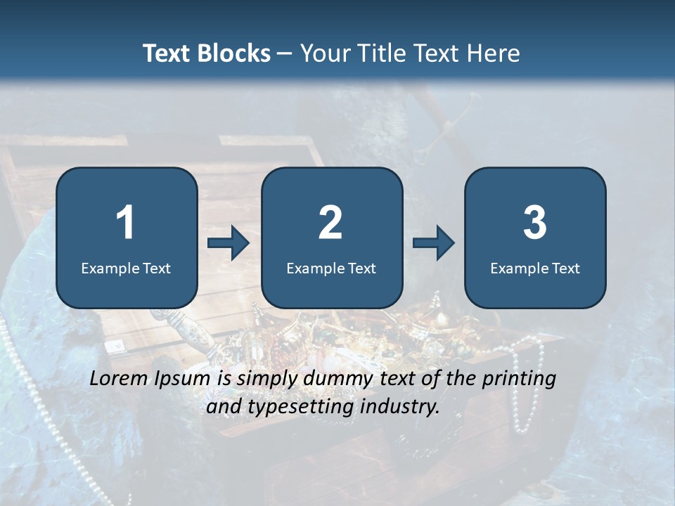 Ancient Golden Underwater PowerPoint Template