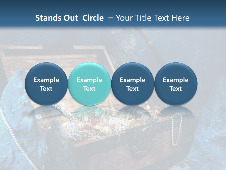 Ancient Golden Underwater PowerPoint Template