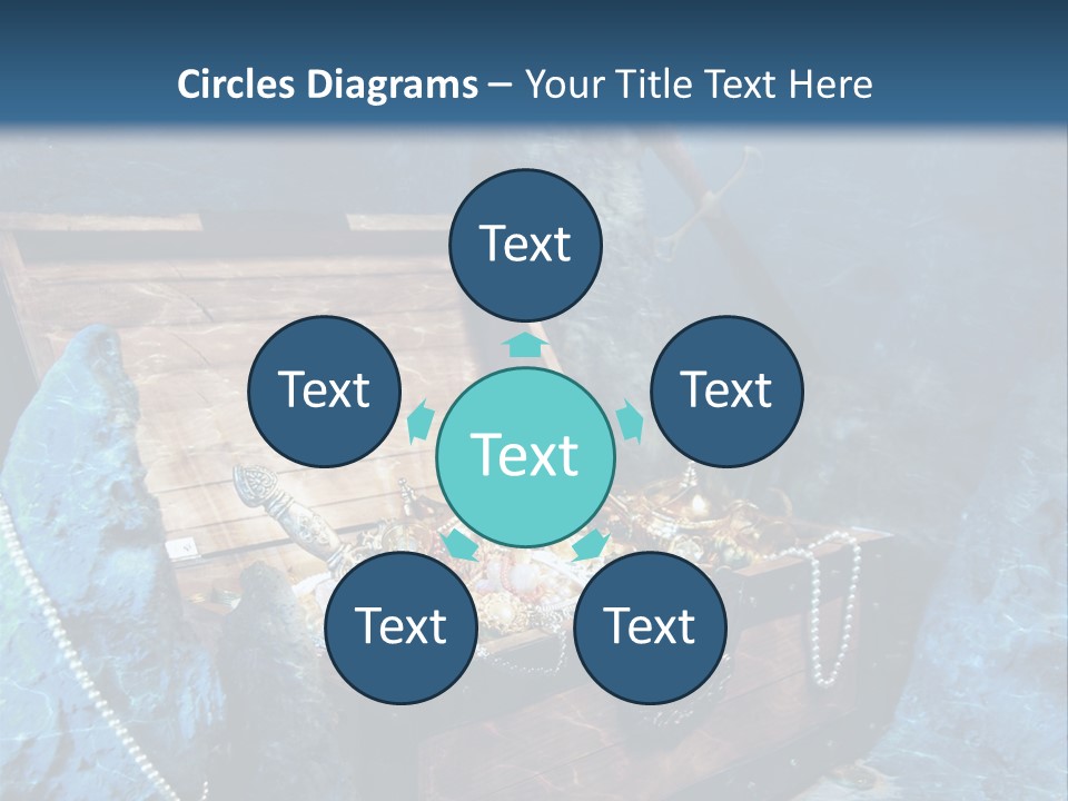 Ancient Golden Underwater PowerPoint Template