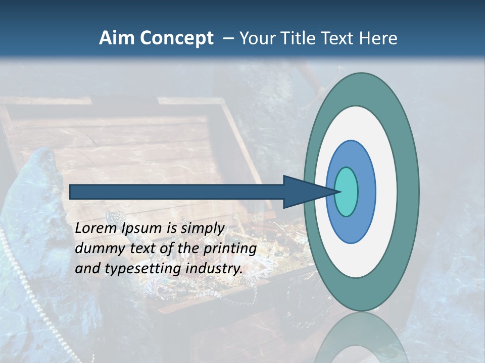 Ancient Golden Underwater PowerPoint Template