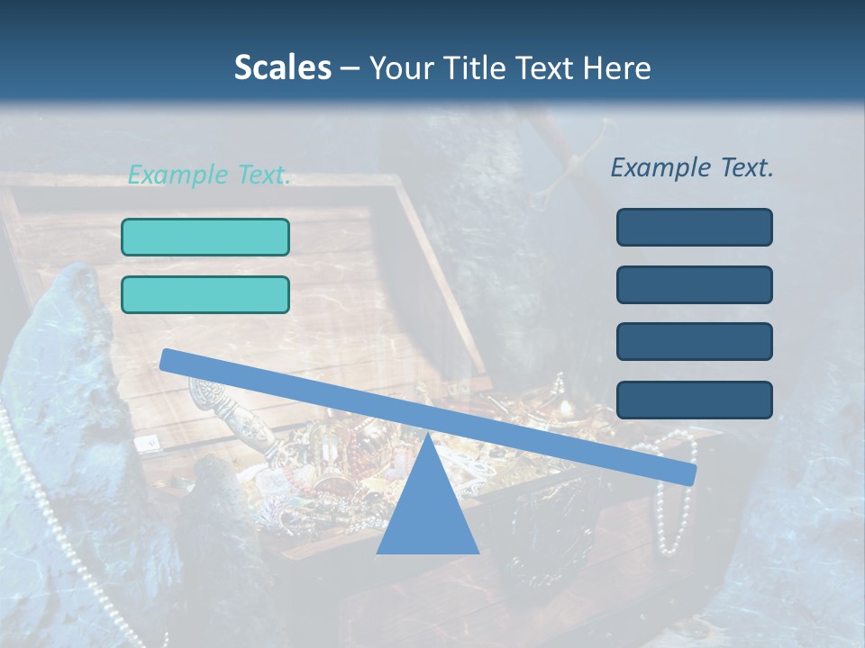Ancient Golden Underwater PowerPoint Template
