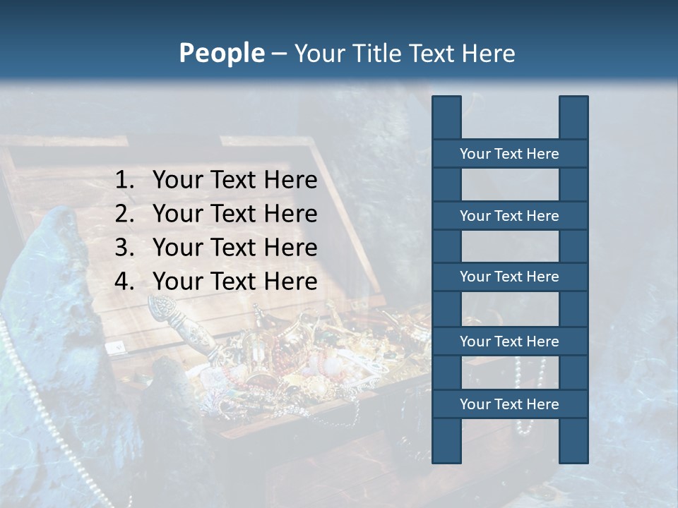 Ancient Golden Underwater PowerPoint Template