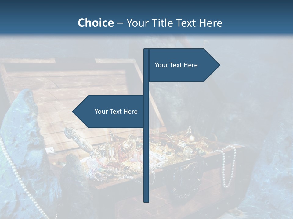 Ancient Golden Underwater PowerPoint Template