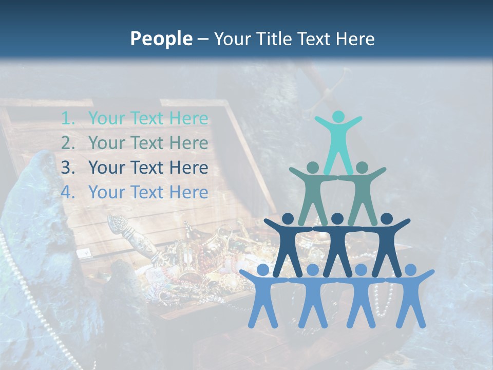 Ancient Golden Underwater PowerPoint Template