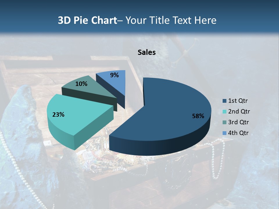 Ancient Golden Underwater PowerPoint Template