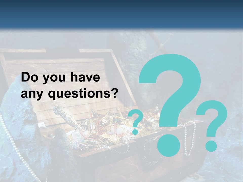 Ancient Golden Underwater PowerPoint Template