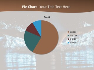 A Man Swimming In A Body Of Water PowerPoint Template