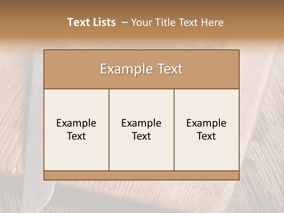 A Piece Of Raw Meat On A Cutting Board With A Knife PowerPoint Template