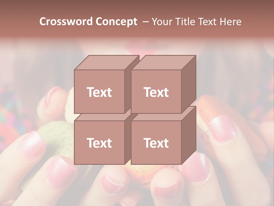 Girl Pleasure Cookie PowerPoint Template