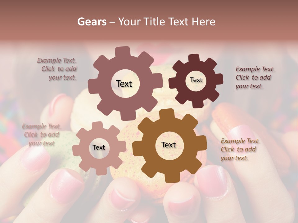 Girl Pleasure Cookie PowerPoint Template