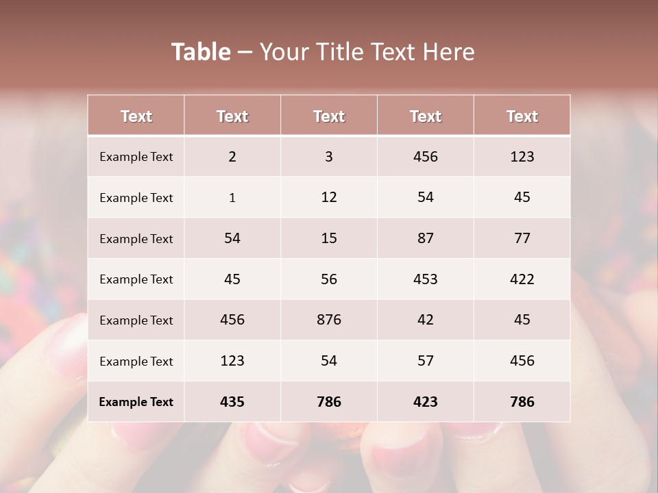 Girl Pleasure Cookie PowerPoint Template