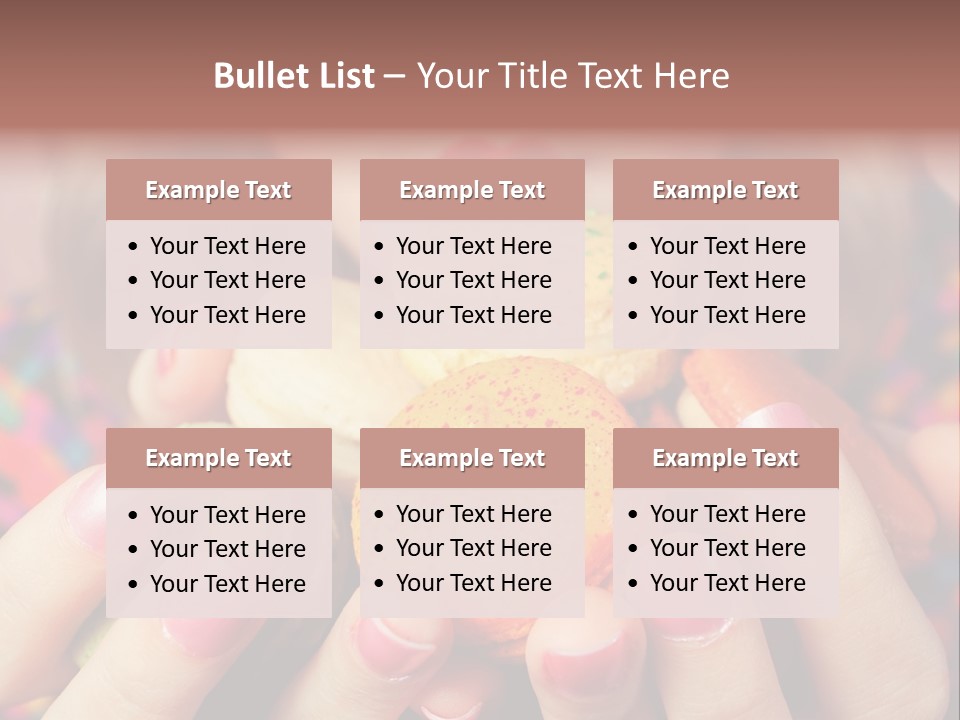 Girl Pleasure Cookie PowerPoint Template