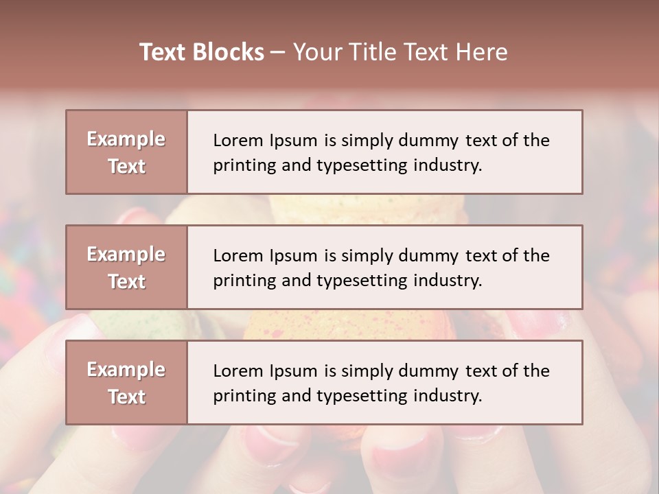 Girl Pleasure Cookie PowerPoint Template