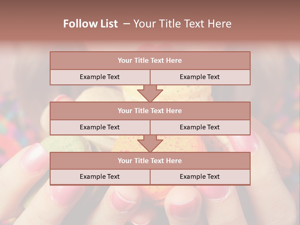 Girl Pleasure Cookie PowerPoint Template