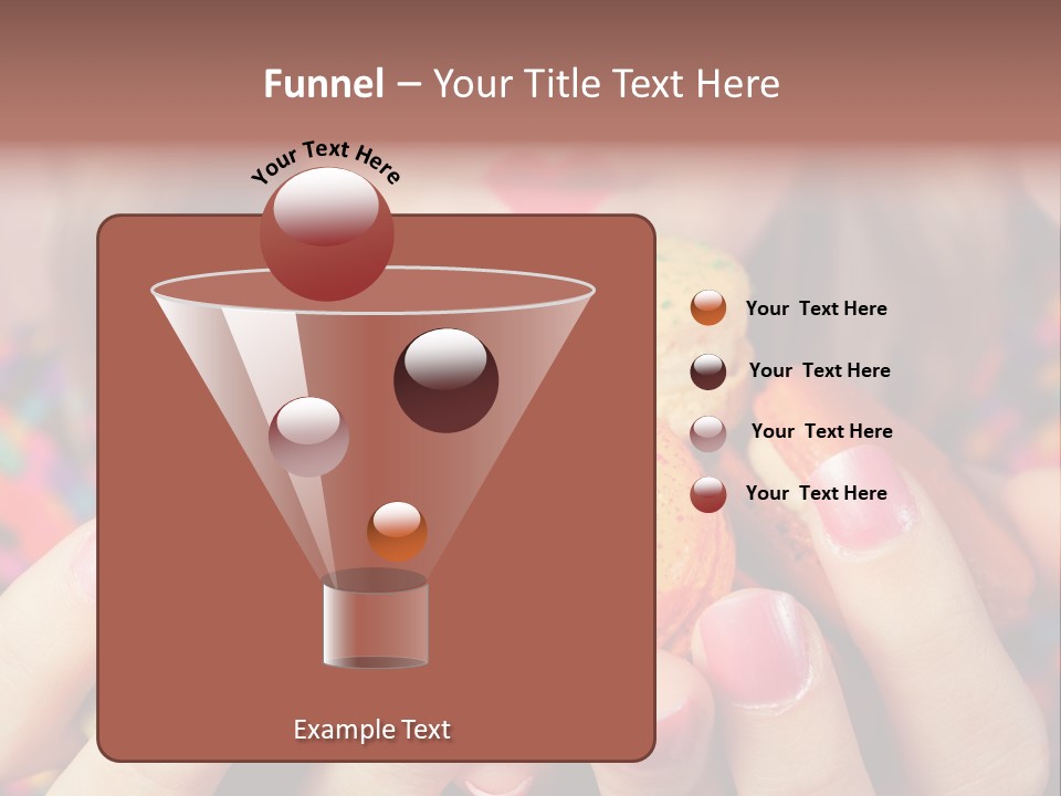 Girl Pleasure Cookie PowerPoint Template