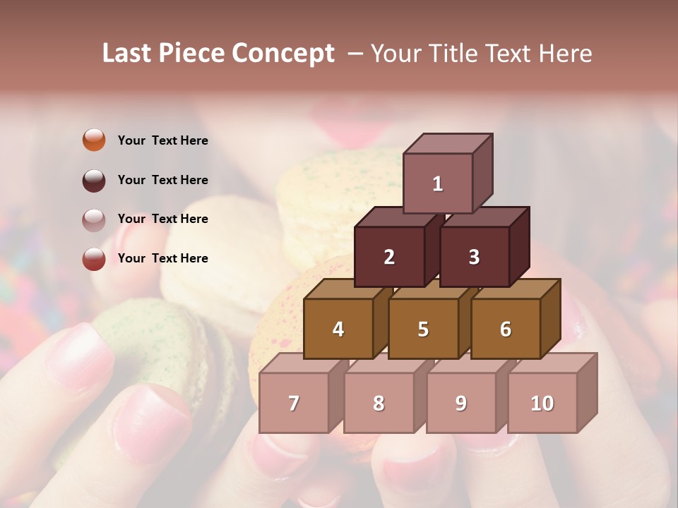 Girl Pleasure Cookie PowerPoint Template