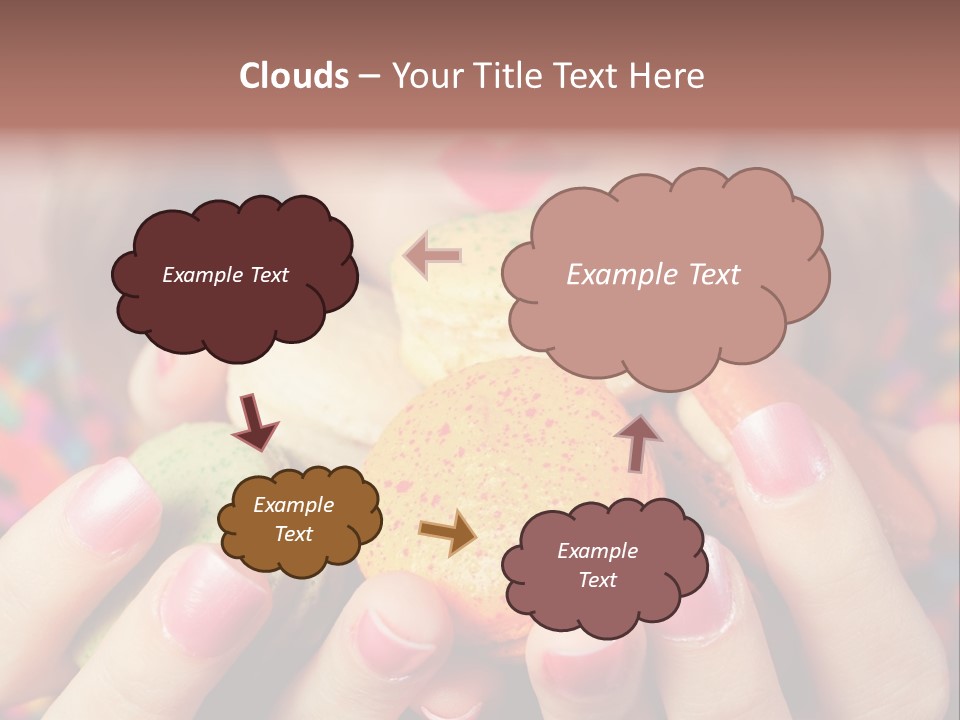 Girl Pleasure Cookie PowerPoint Template