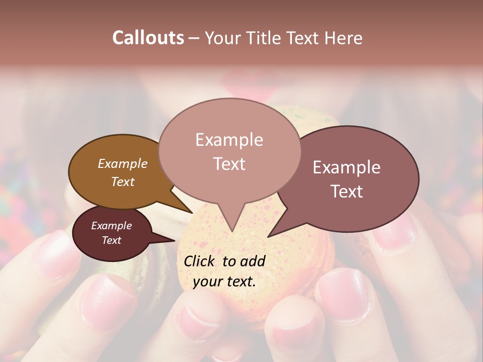 Girl Pleasure Cookie PowerPoint Template