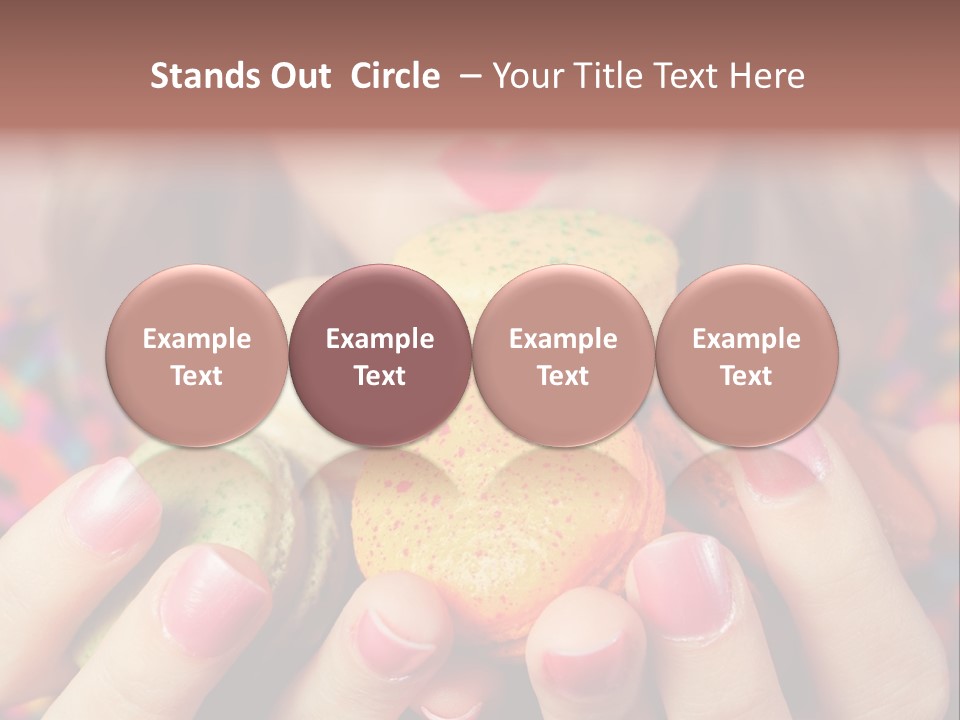 Girl Pleasure Cookie PowerPoint Template