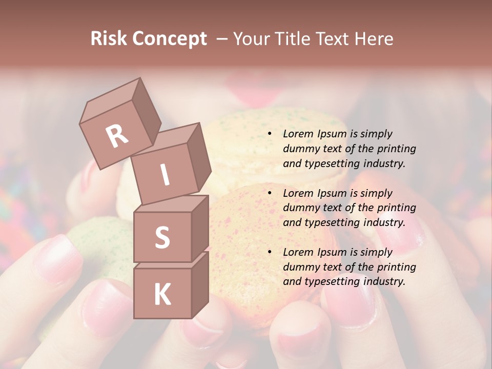 Girl Pleasure Cookie PowerPoint Template