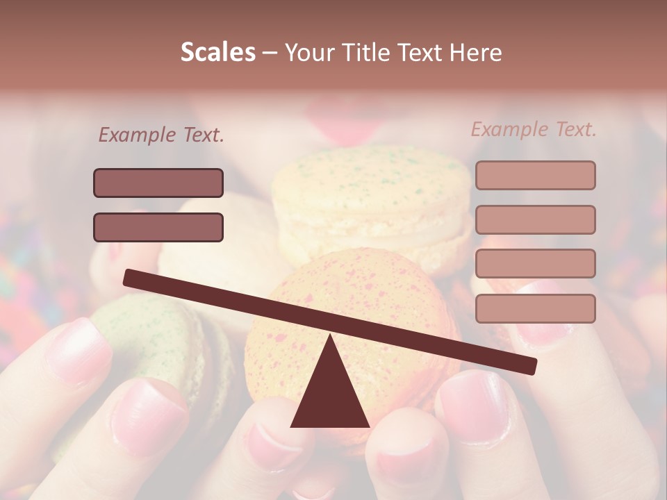 Girl Pleasure Cookie PowerPoint Template