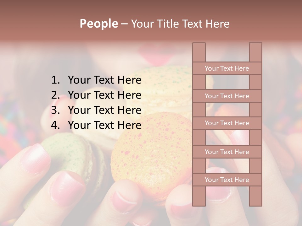 Girl Pleasure Cookie PowerPoint Template