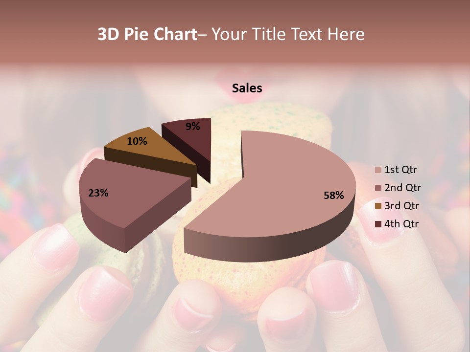 Girl Pleasure Cookie PowerPoint Template