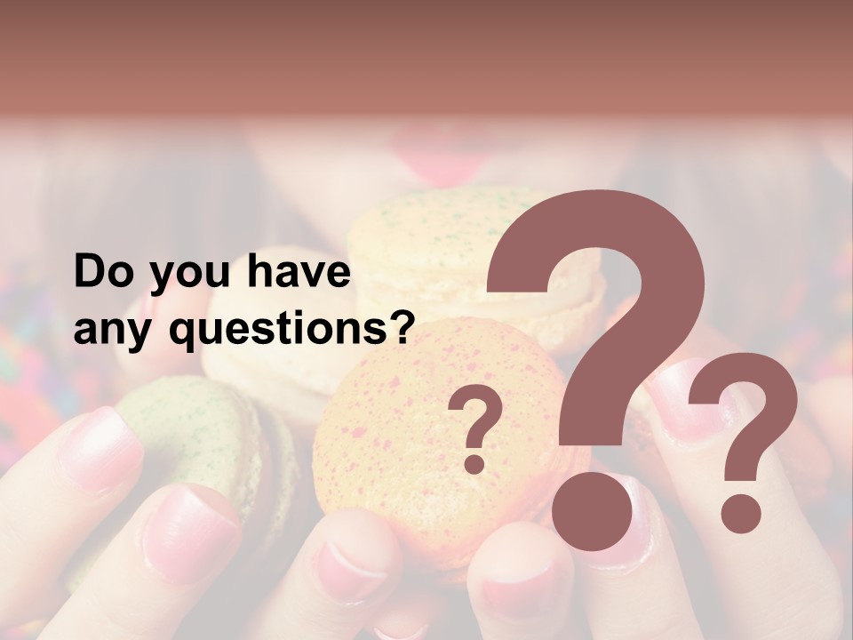 Girl Pleasure Cookie PowerPoint Template